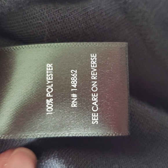 Torrid Midi Lightweight Terry Wrap Cover Up Dress 1X Black Side Slit Stappy Soft - Picture 15 of 16